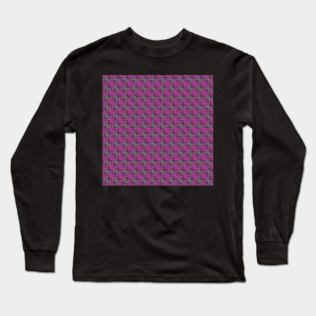 Luxurious Spring Shades Lilac Purpled Stylish Patterns Long Sleeve T-Shirt by PlanetMonkey